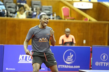 Nigerian-born Player Shines For Congo As Top Guns Hit African Games Table Tennis Quarter-finals -