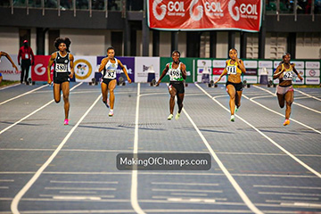 Two Nigerians in 100 metre women’s final