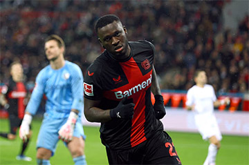 Boniface Back In Leverkusen Squad For German Cup Semi-final -